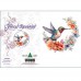 FLORAL BEAUTIES GREETING CARD Hummingbird 4